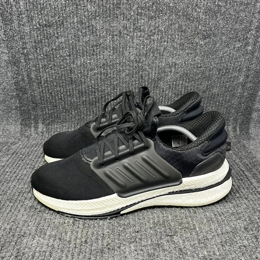 Adidas X_PLRBOOST Black Grey White Athletic Shoes Mens Size 12 ID9432